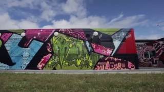 Street art sur le campus bordelais  Retour en vidéo [upl. by Shanahan840]