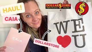 Månadshandla med mig på Dollarstore  Haul från Caia och Lyko [upl. by Naj]