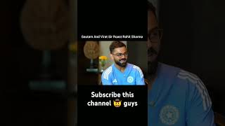 Rohit Sharma hitman Virat x Gautam Gambhir viral trending Gautam roast Rohit Sharma bheege badam [upl. by Dorcea]