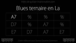 Blues Backing Track in A 90bpm [upl. by Yseult]