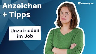 Unzufrieden im Job Dies hilft [upl. by Lilak]