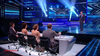 HD X Factor 2010  Simon Cowell swearing at Cheryl Cole [upl. by Brigham]