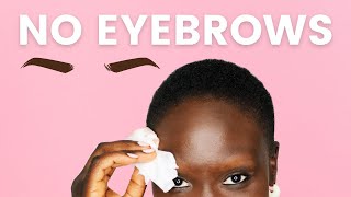 Why I Dont Have Eyebrows  GeneticsDark Skin Confidence Permanent Tattoos [upl. by Toiboid]