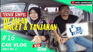 CARA ATASI MATI MESIN DI TANJAKAN YG MACET MENGGUNAKAN MOBIL MANUAL  Carvlog 16 ft Dine Ratih [upl. by Alcot]