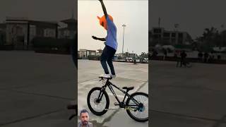 Support real talent❤️ funny bikelife rider wheelie cyclestunt fail mtb stunt bike cycle [upl. by Neerroc]