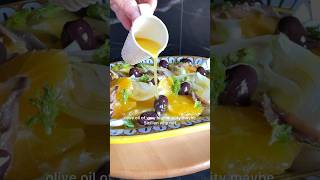 SICILIANI CREATIVI  Insalata siciliana di finocchi e arance  Sicilian orange salad shortsrecipe [upl. by Manton]