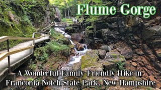 Flume Gorge  Franconia Notch State Park Lincoln New Hampshire [upl. by Innes78]