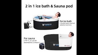 The Secret to Mastering Ice Bath and Sauna Pods for Peak Performancecoldplunge icebath sauna [upl. by Lirrad872]