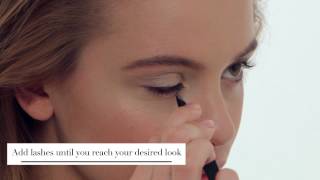 Eylure Howto Apply Individual Lashes [upl. by Asenaj]