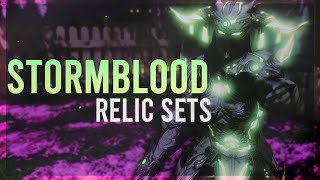 Every Stormblood Relic Set Antiquated to Physeos  FFXIV Glamour  FFXIV [upl. by Retha]