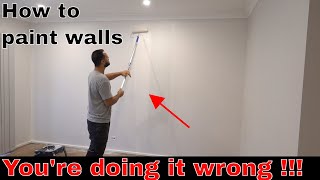 How to paint walls  DIY like a pro [upl. by Mich]