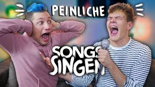 MEGA PEINLICHE SONGS SINGEN mit Rezo  Joeys Jungle [upl. by Ayoj]