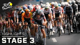 Tour de France 2024 Stage 3  EXTENDED HIGHLIGHTS  712024  Cycling on NBC Sports [upl. by Shere]