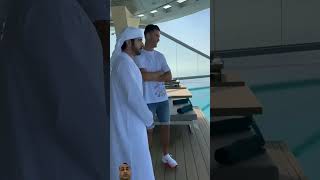 Ronaldo in Dubai shorts viral ronaldo [upl. by Ecnadnak]