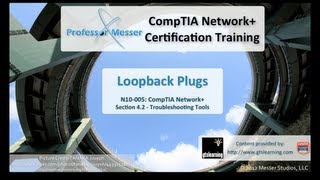 Loopback plugs  CompTIA Network N10005 42 [upl. by Stranger973]