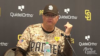 Mike Shildt on Padres bullpen series in loss to AZ amp having 5 Padres represent in the All Star Game [upl. by Blodget126]