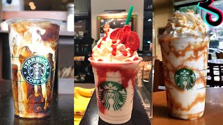 Making Starbucks Drinks TikTok  Best Starbucks Drinks On Tik Tok  Tiktok Compilation [upl. by Ahsinned]