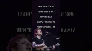 Ed Sheeran  Perfect  Lyrics [upl. by Rettig]