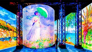 Immersive Live Show at Atelier des Lumières in Paris Monet Chagall Klein [upl. by Surat]