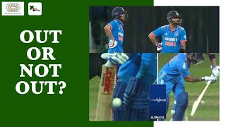 Virat Kohlis controversial LBW reversal sparks outrage। SL vs IND [upl. by Anayad]