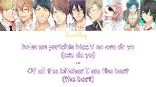 Yarichin ☆ Bitch Club Touch You Opening Full ENG SUB  Romaji ヤリチン☆ビッチ部 [upl. by Nett]