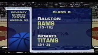 2003 NSAA Class B Boys State Basketball Championship Norris vs Ralston [upl. by Erastatus]