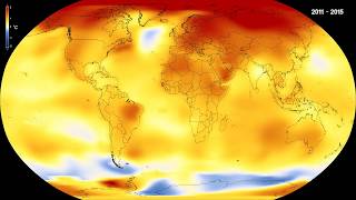 Global temperature anomalies from 1880 to 2017 [upl. by Sven]