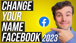 How to Change Your Name on Facebook 2023 Update [upl. by Heidie146]