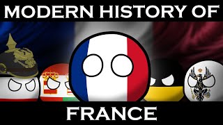 COUNTRYBALLS Modern History of France 17891918 [upl. by Pik964]