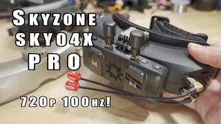 SKYZONE SKY04X PRO FPV Goggle Review 👓 [upl. by Adnylam921]