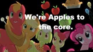 Were apples to the core MLP lyric video [upl. by Ennayram]