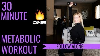 Metabolic Workout  30 Minute Fat Burning Workout For Women [upl. by Cole]