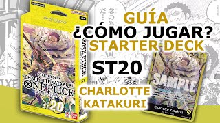 Tutorial  ¿Cómo jugar con el ST20  Charlotte Katakuri Starter Deck  ONE PIECE CARD GAME TCG [upl. by Achorn]