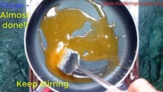 How To Make Perfect Caramel  Sugar Caramel Making Steps  Uncut Full Video [upl. by Friedrich]