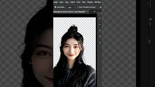Photoshop 2024 tips Cut out hair like a pro fast amp easy shorts [upl. by Gish416]