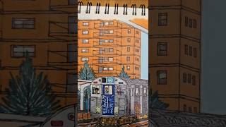 Barreling Down Broadway 1974 Scenic Subway Illustration subwayart shorts [upl. by Notnats304]