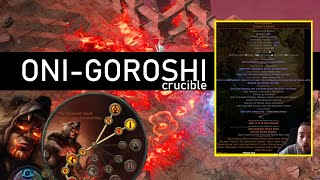 321 PATH OF EXILE ONIGOROSHI FULL BUILD GUIDE [upl. by Laraine690]