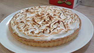 🍋 LA MEILLEURE RECETTE DE TARTE CITRON MERINGUÉE facile à la maison [upl. by Earlie]