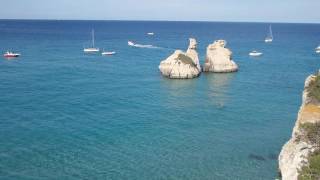 La baia di Torre dellOrso Salento  Puglia vista dallalto [upl. by Maddocks]