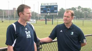 Seahawk Soccer Coaches interview on quotUNCW Sports Extraquot [upl. by Antony]