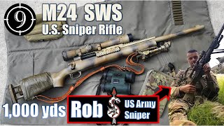 M24 SWS Sniper Weapon System 1000yds Practical Accuracy Feat Rob Ski  US Army Sniper [upl. by Meletius]