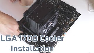 LGA 1700 CPU Cooler Installation Guide  Noctua [upl. by Jacie540]