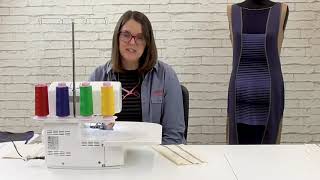 The OverlockerSerger Flatlock Stitch [upl. by Haisoj154]