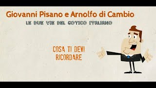 107 Videomappa Giovanni Pisano e Arnolfo di Cambio [upl. by Sibella]