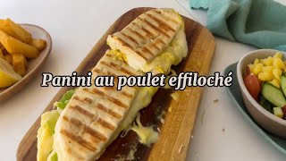 RECETTE FACILE PANINI AU POULET FONDANT food recettefacile recipe foodie [upl. by Ladnyc]