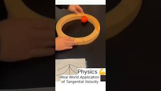 Real world use of tangential velocity physics science shortsfeed shorts [upl. by Josy]