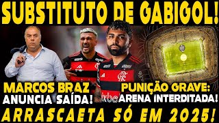 SUBSTITUTO DE GABIGOL BRAZ ANUNCIA SAÍDA ARRASCAETA SÓ EM 2025 DEU RUIM PRO GALO CONFUSÃO ARENA [upl. by Tammy]