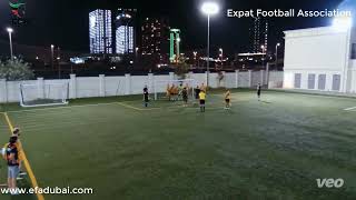 Core V Belgrade Crew  Tuesdays League Three  EFA Dubai  Play Football in Dubai [upl. by Airod]