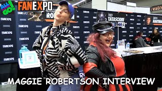 All Systems Go Interviews Maggie Robertson at the 2024 Cleveland FanExpo [upl. by Assyli293]