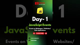 What are events on Webpage Web Applications  JavaScript  Day 1 [upl. by Aneehsyt548]